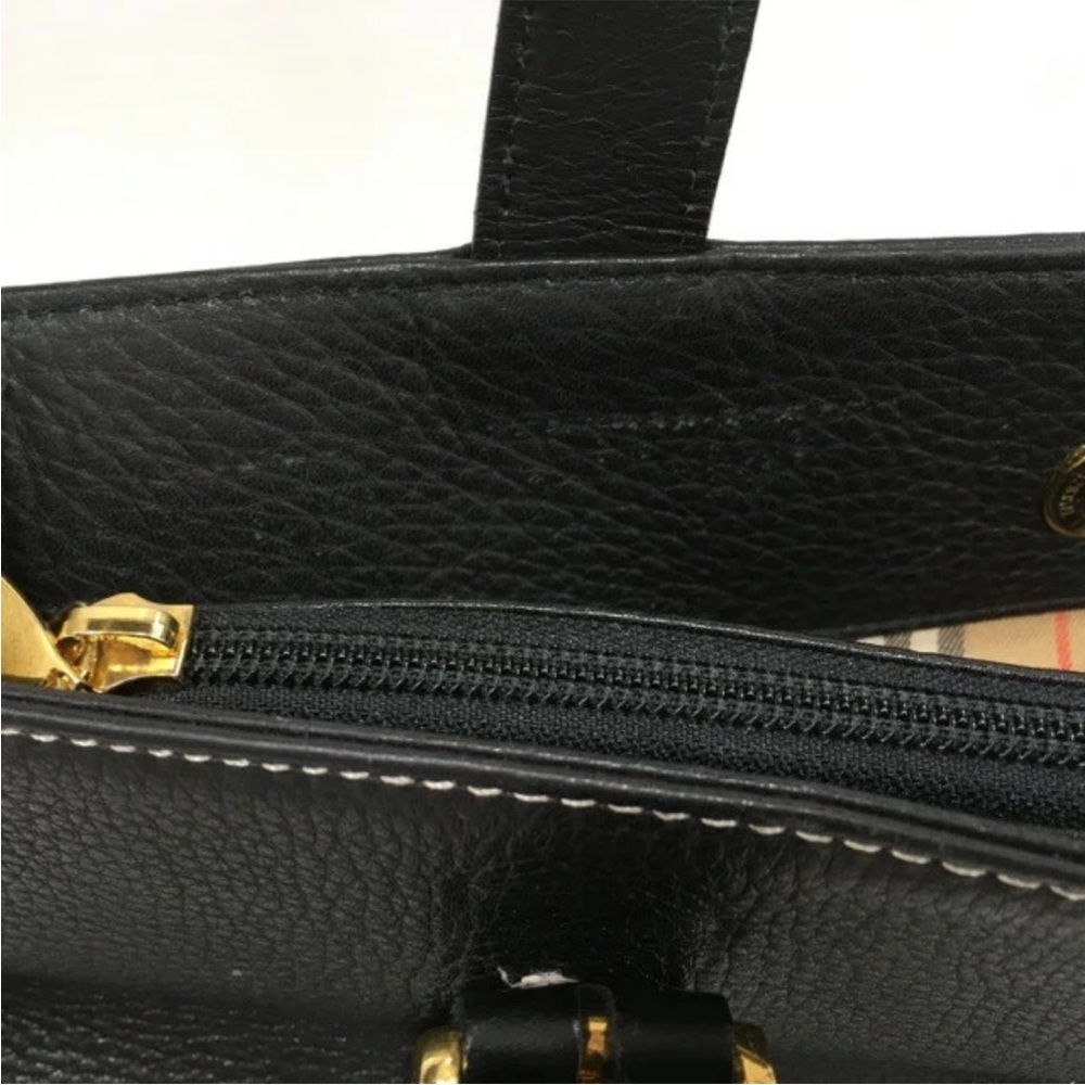 Burberry Black Tote with Gold Accents - Picture 9 of 16